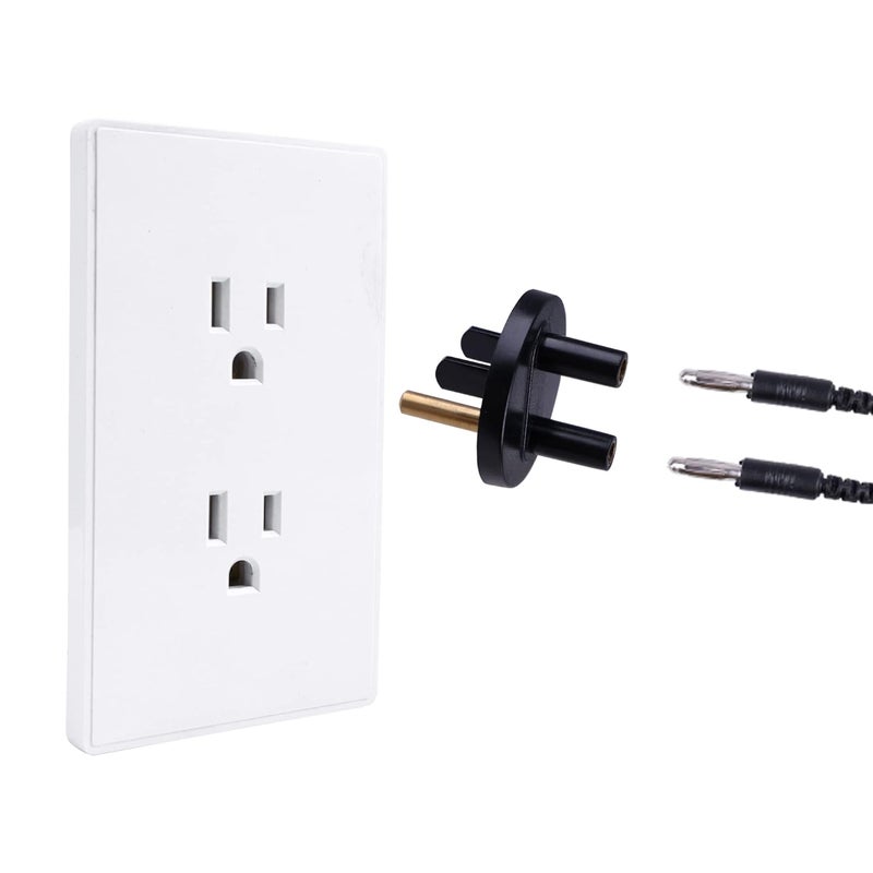HPFIX Grounded Outlet Plug, Anti-Static Wrist Strap (Adjustable up to Size XL) and Grounding Cord, Earth Connection | ESD Safe for Computer, PC Building Eelectronics - Image 3